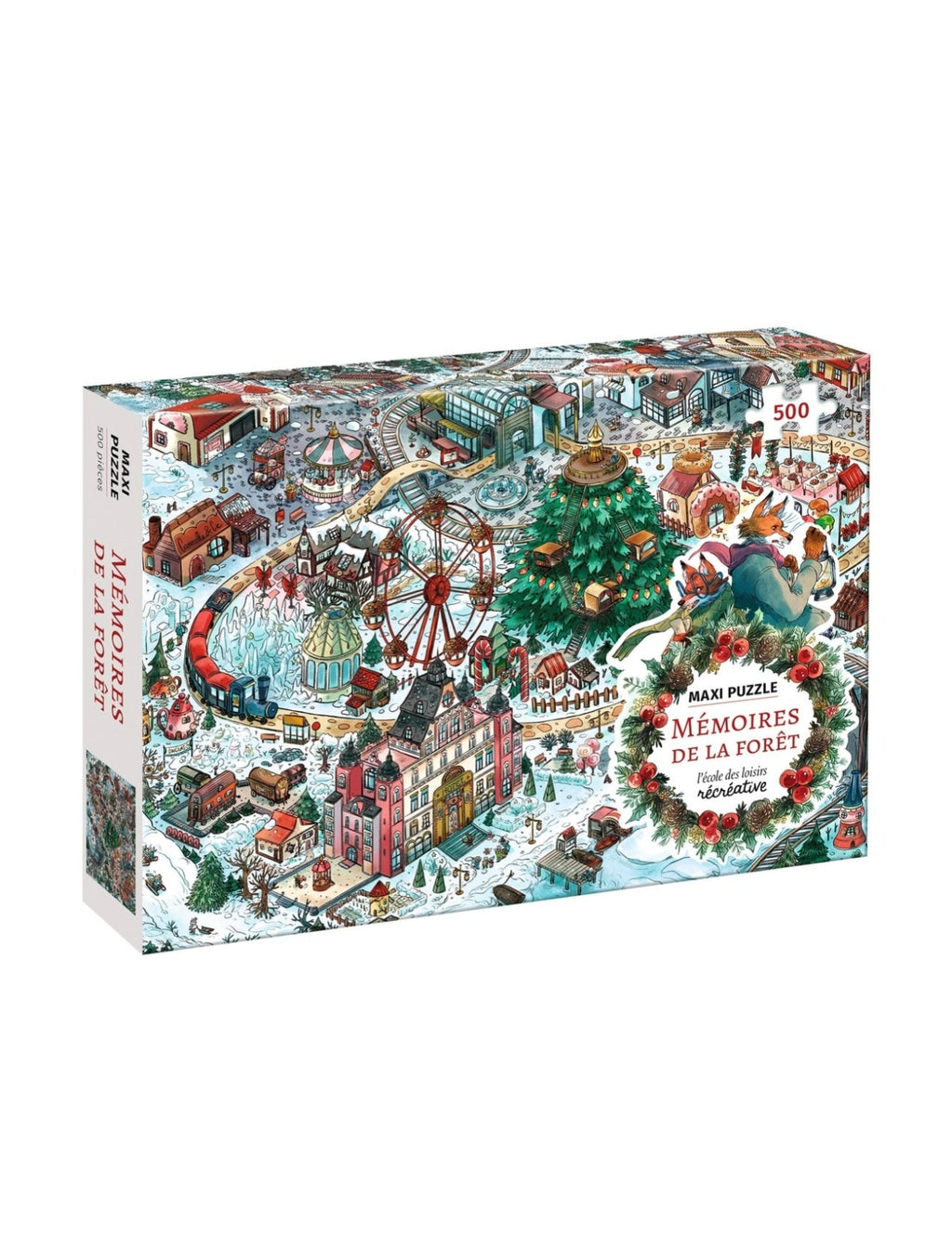 Puzzle 500 pièces - Mémoires de la forêt Hiver - L'école des Loisirs