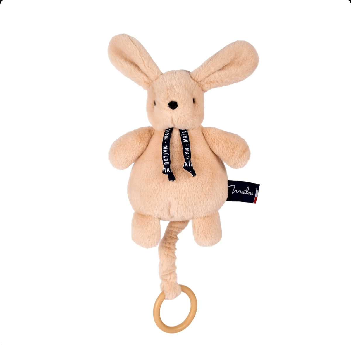 Boite à musique Lapin - Beige - Maïlou