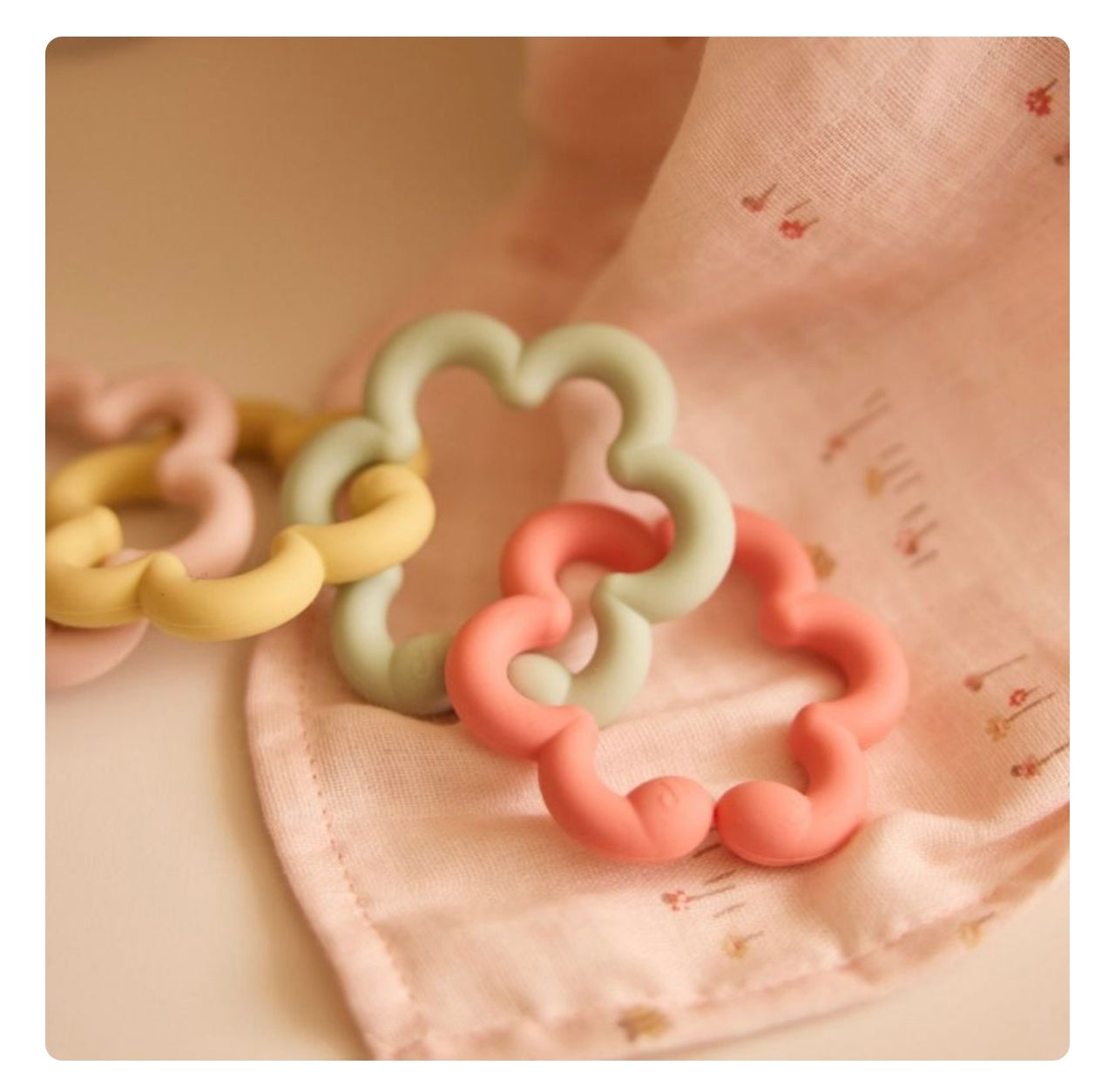 Jouet de dentition - Fleurs - Jollein