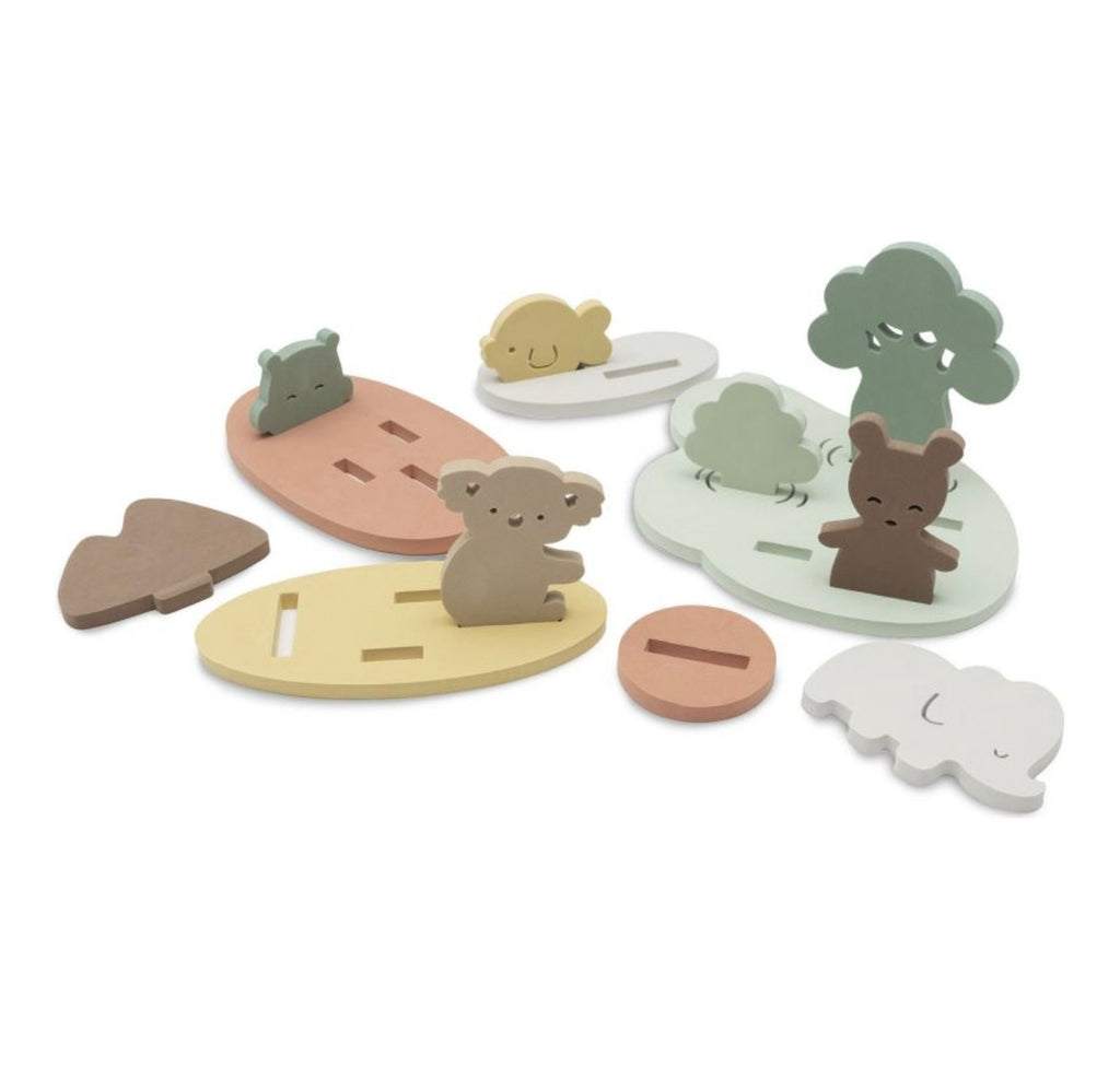 Jouet de bain - Set de jeux en mousse Kangourou - Jollein