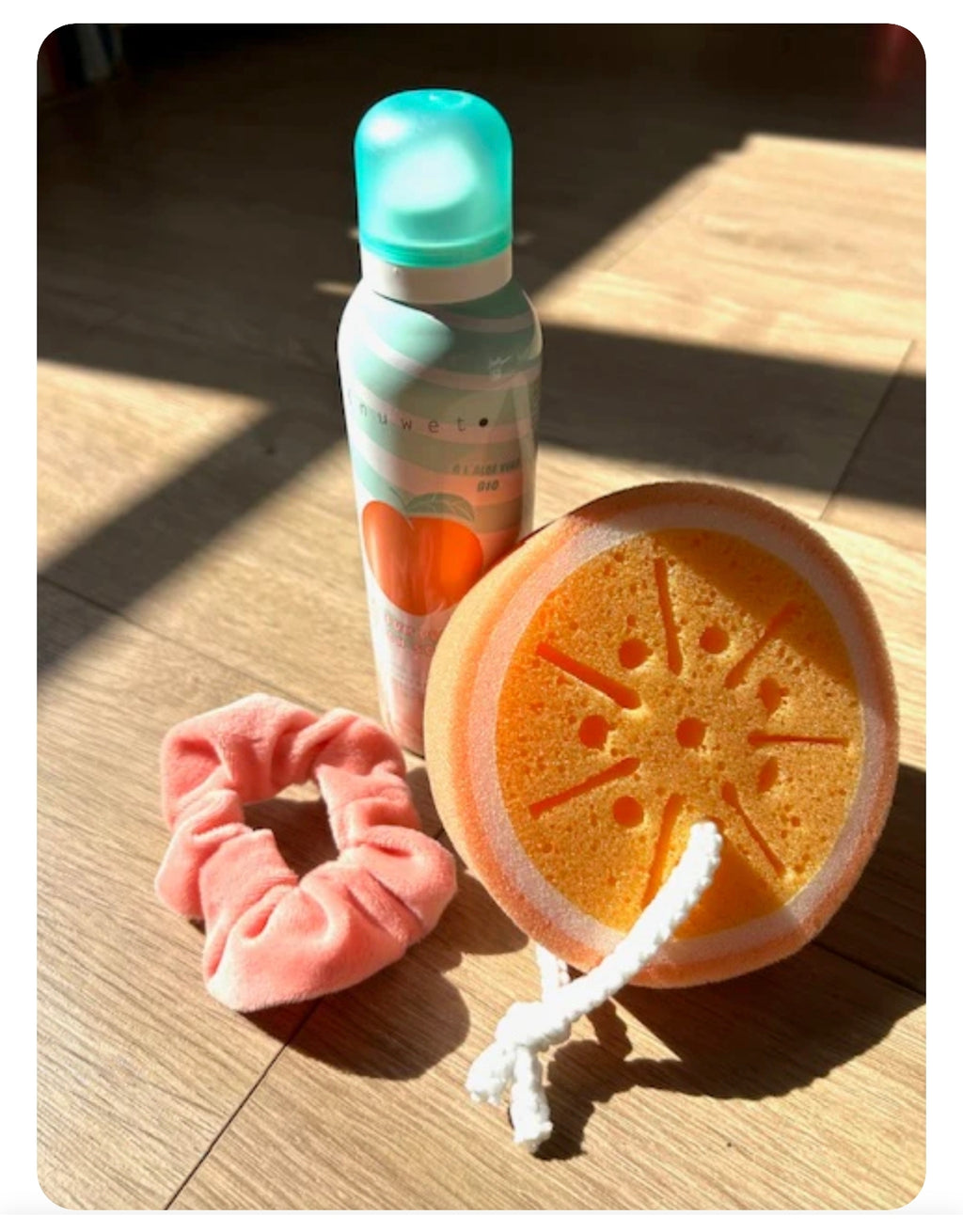 Coffret cadeau mousse de douche - Bubble Peach - Inuwet