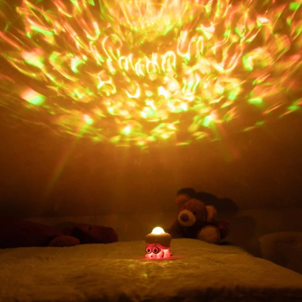 Veilleuse projecteur et enceinte bluetooth - Octopus - Mary's