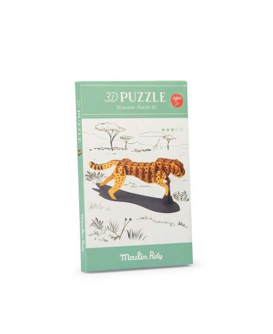 Puzzle 3D - Guépard - Moulin Roty