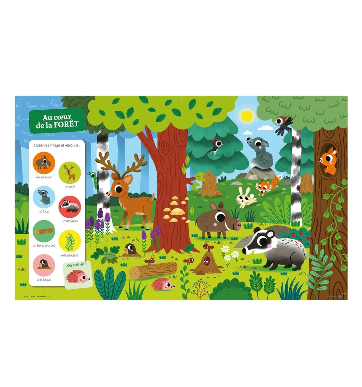 Mon cherche et trouve des touts petits - La Forêt - Auzou