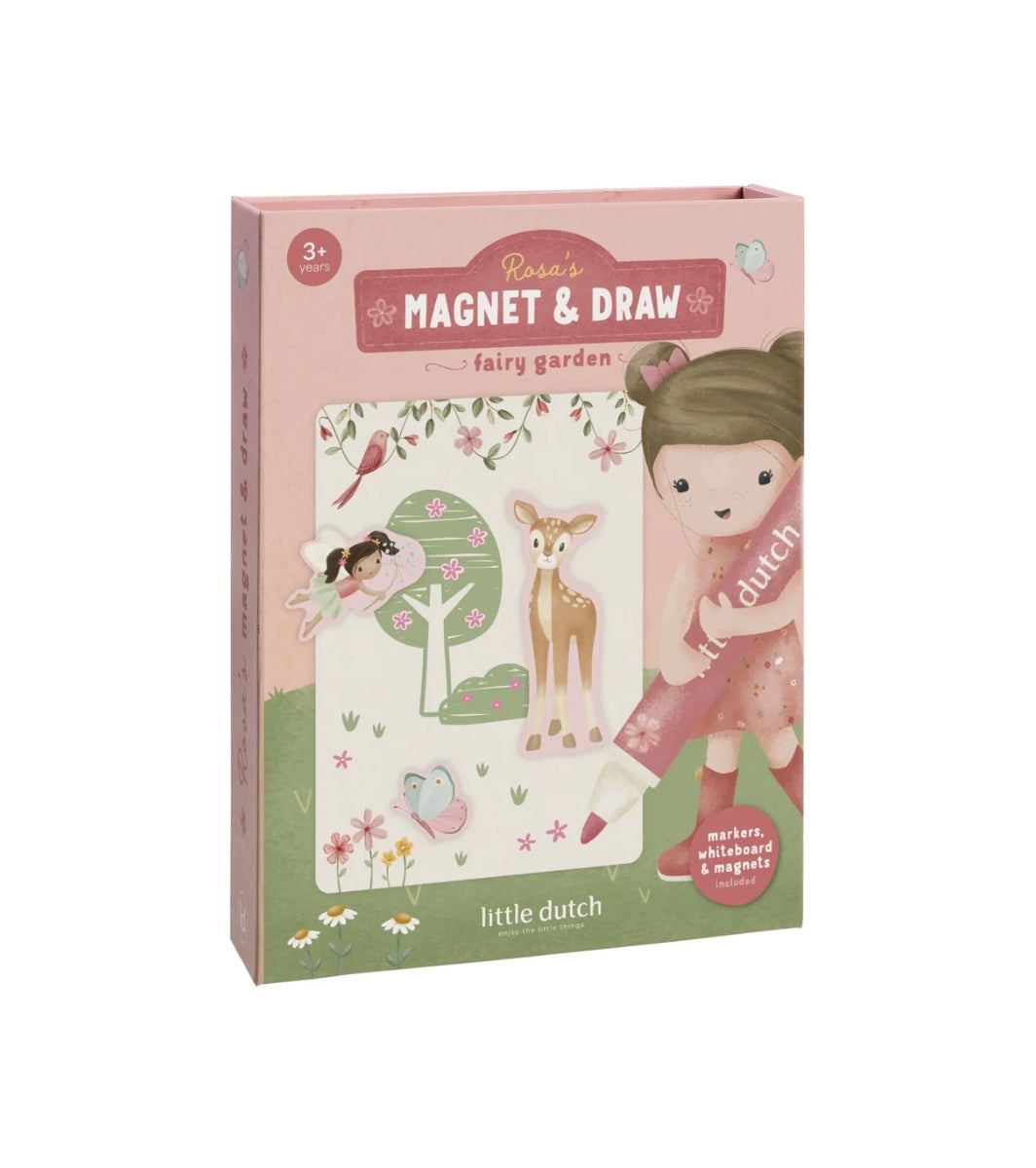 Livre de dessin magnétique Rosa - Fairy Garden