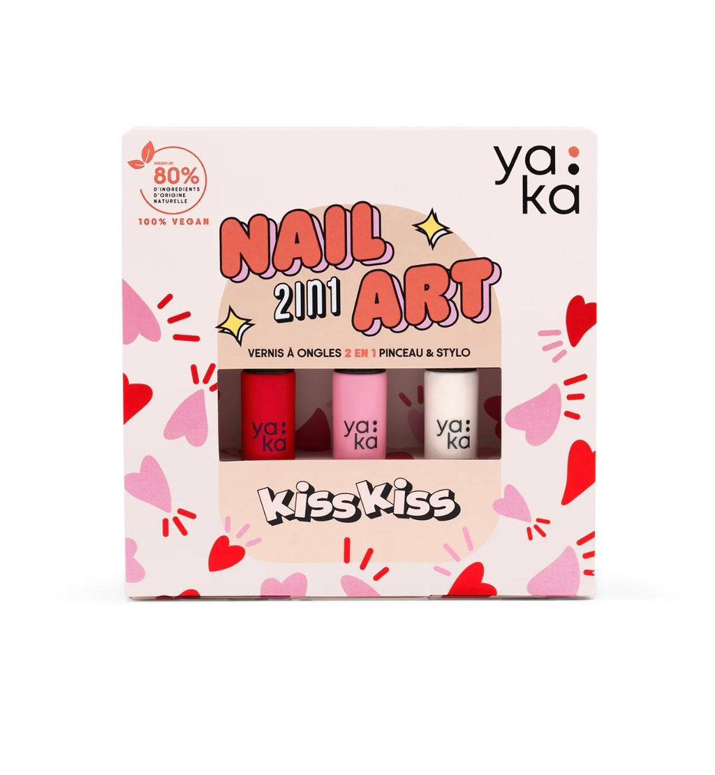 Kit Nail Art - Kiss Kiss - Yaka Paris