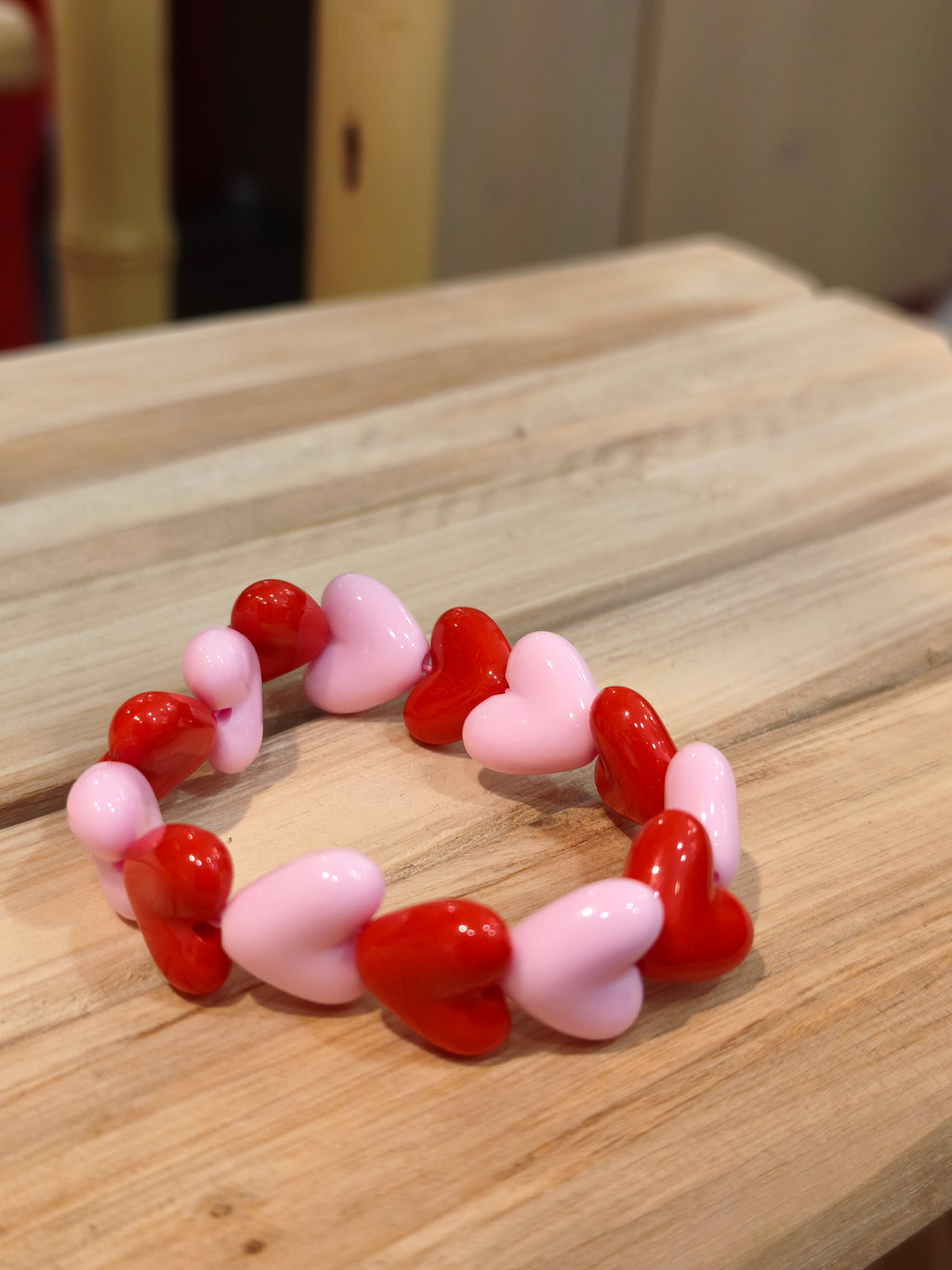 Bracelet adulte - Maxi coeurs - Gaga