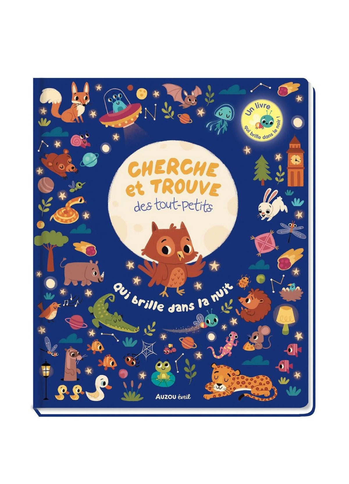 Mon cherche et trouve des touts petits - Qui brillent dans le noir - Auzou