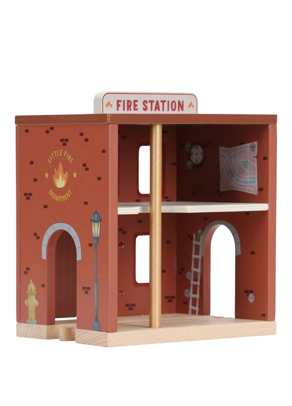 Caserne de pompiers en bois FSC - Little Dutch