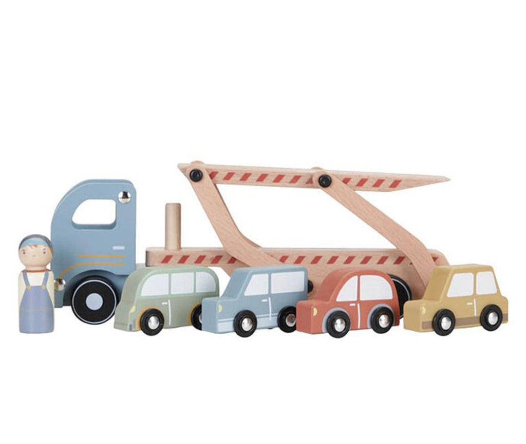 Camion transporteur en bois - Little Dutch