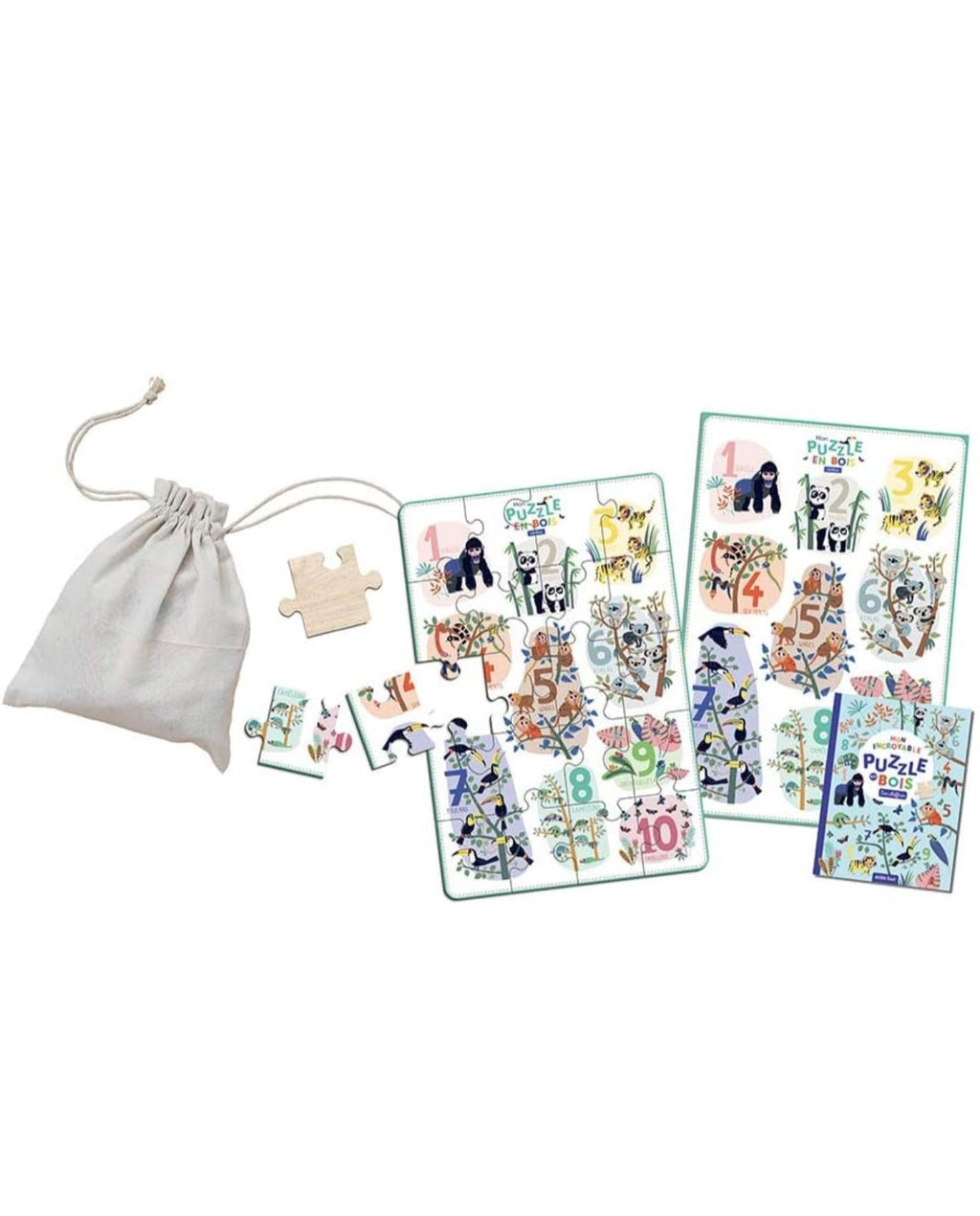Mon incroyable puzzle en bois - Les Chiffres - Auzou