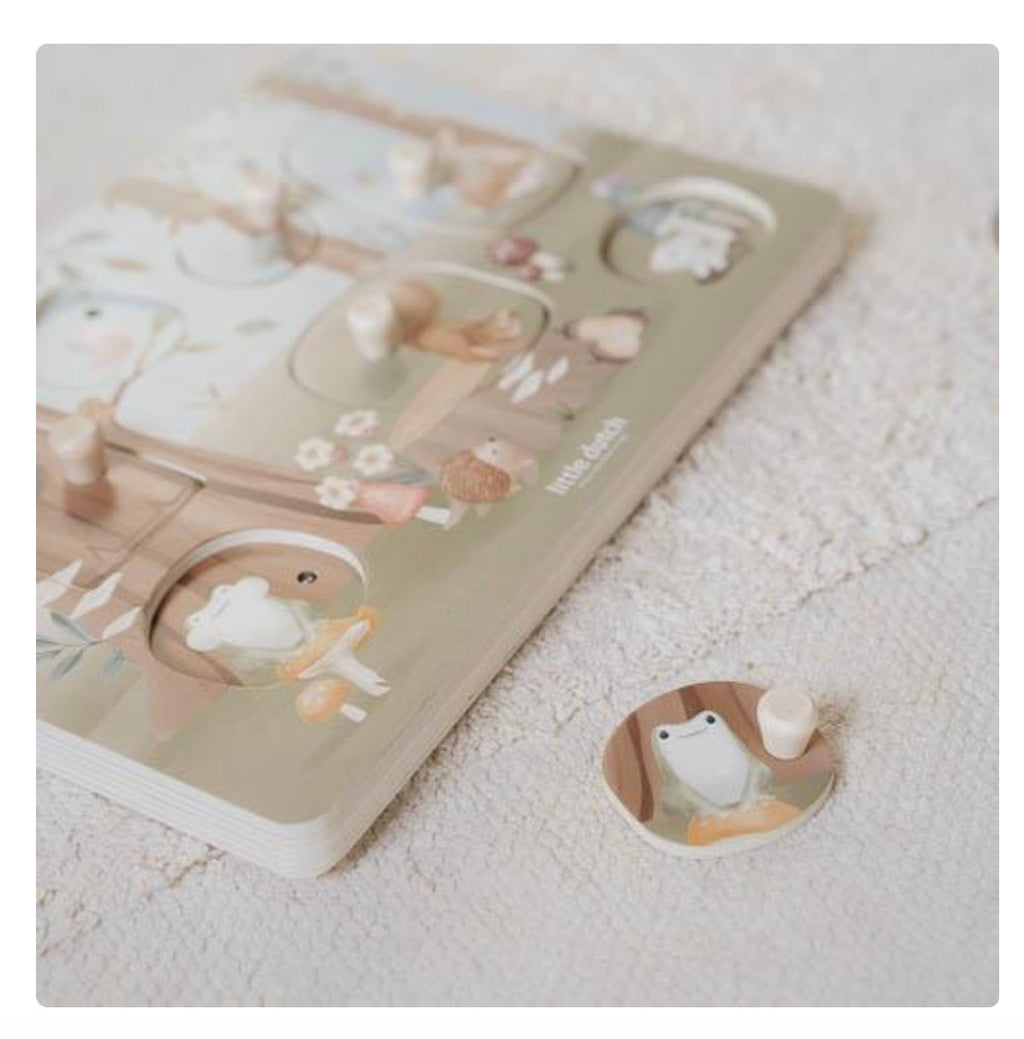 Puzzle sonore en bois FSC - Forest Friends - Little Dutch