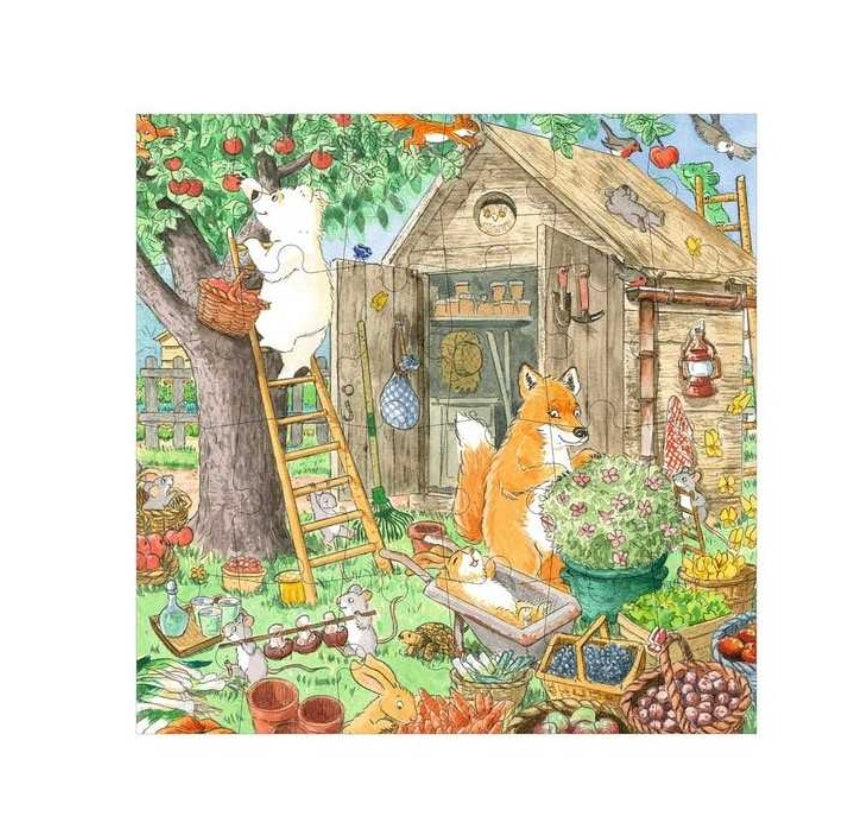 4 Puzzles évolutifs - Calinours fête les saisons - L'Ecole des Loisirs