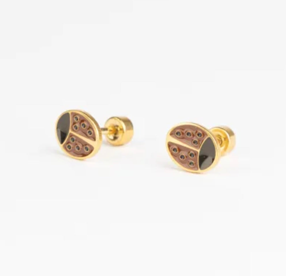 Boucles d'oreilles - Coccinelles - Mrs Ertha