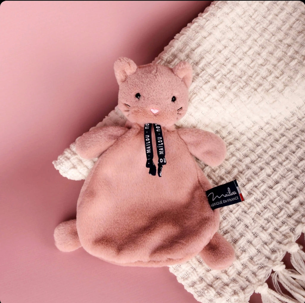 Doudou Dorlotin Chat - Rose - Maïlou
