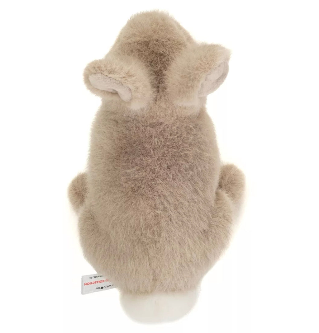 Peluche lapin assis 20 cm - Gris  -  Teddy Hermann