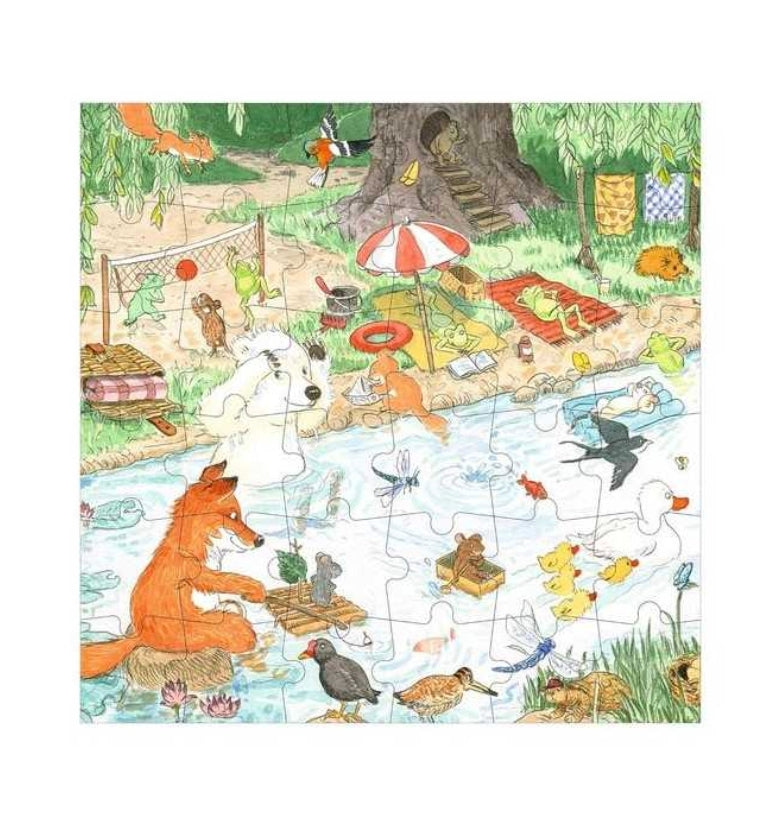 4 Puzzles évolutifs - Calinours fête les saisons - L'Ecole des Loisirs