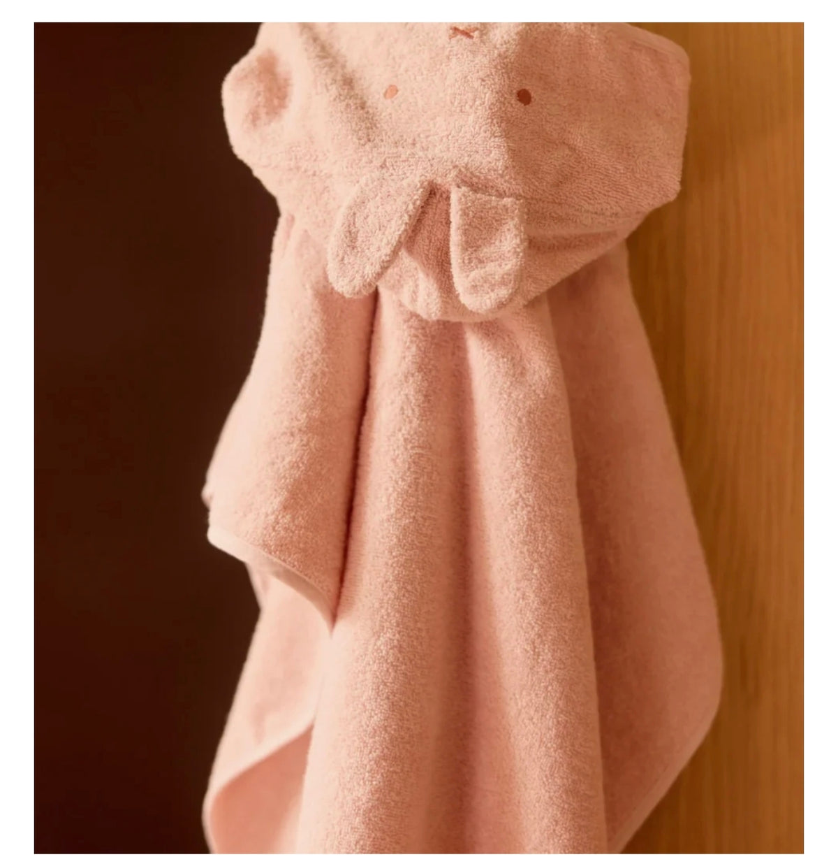 Poncho bain - Miffy Silk Rose - Jollein
