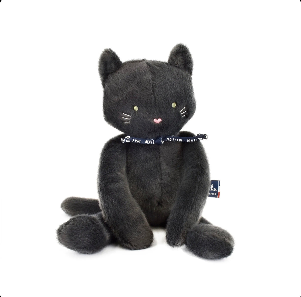 Peluche chat Méloé 56 cm - Noir Anthracite - Maïlou