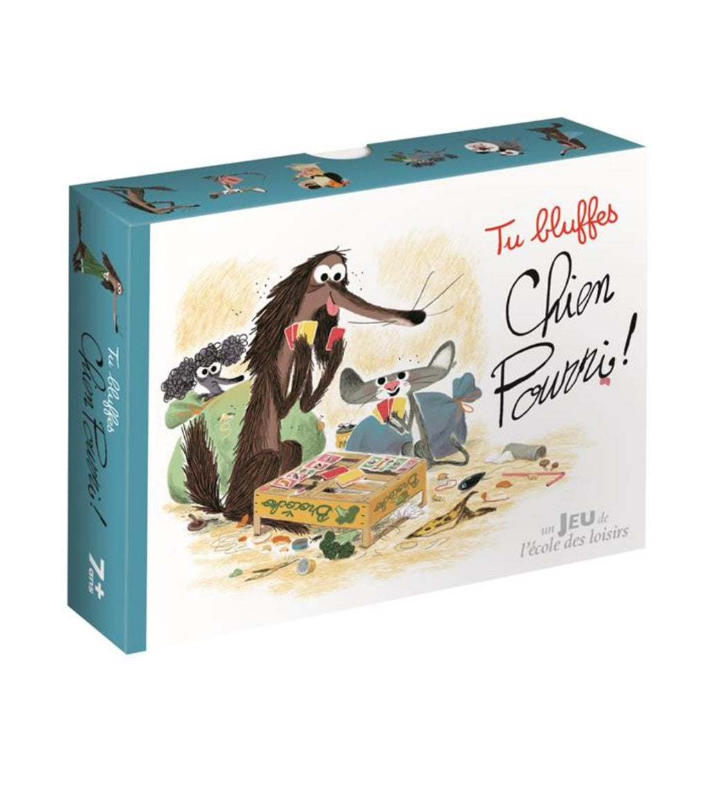 Jeu Tu bluffes Chien Pourri - Ecoles des loisirs x Moulin Roty
