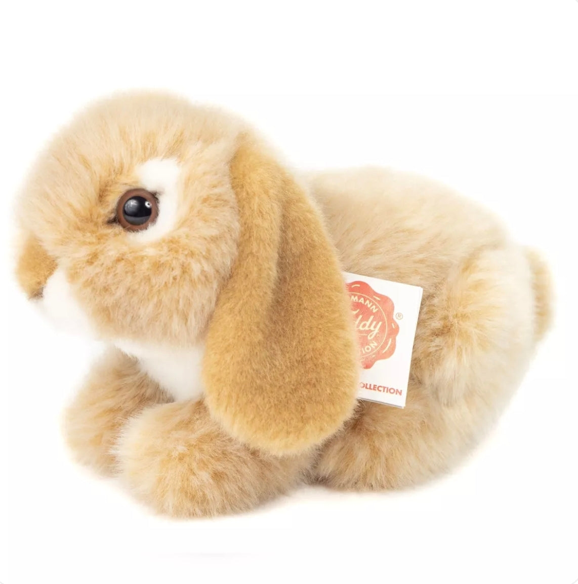 Peluche lapin bélier couché 18 cm - Beige - Teddy Hermann