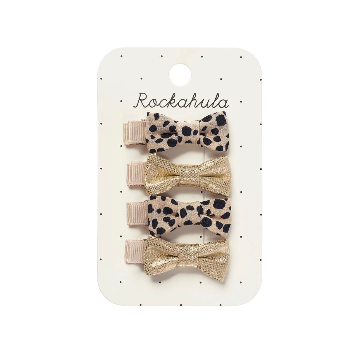 Lot de 4 barrettes - Léopard - Rockahula