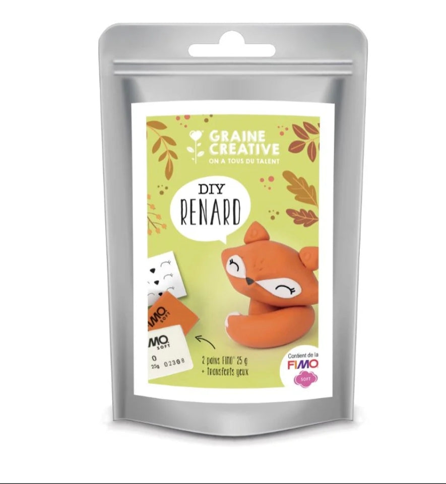 Fimo - Renard - Graine Créative