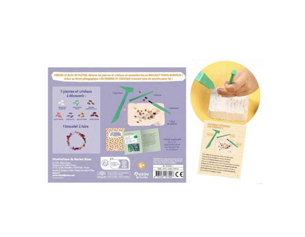 Bracelets en pierres et cristaux - Auzou