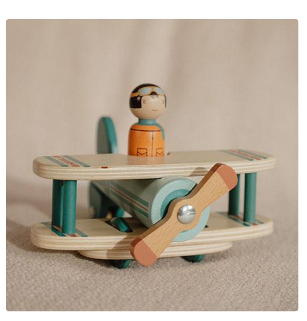 Avion avec figurine - Little Dutch