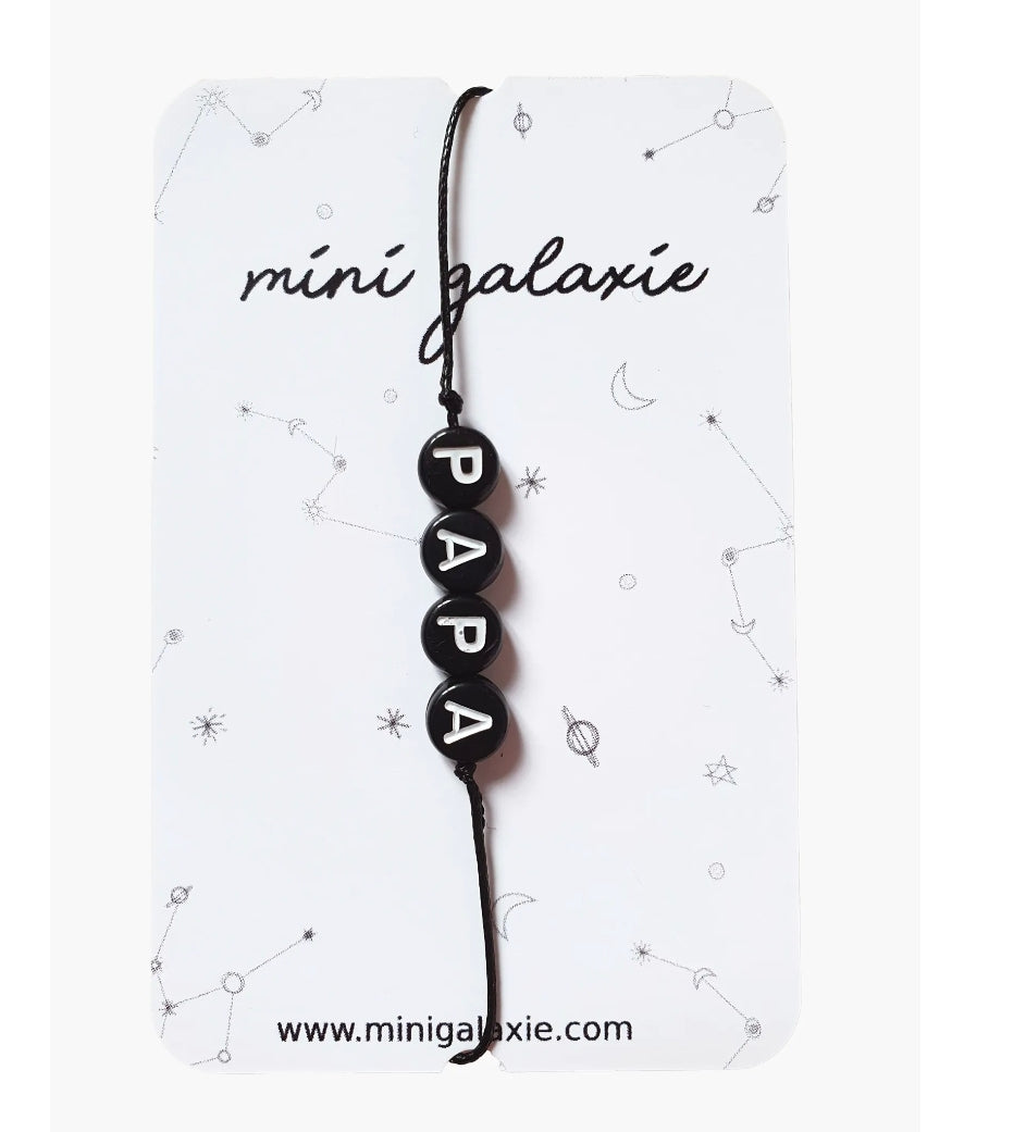 Bracelet coulissant - Papa - Mini Galaxie