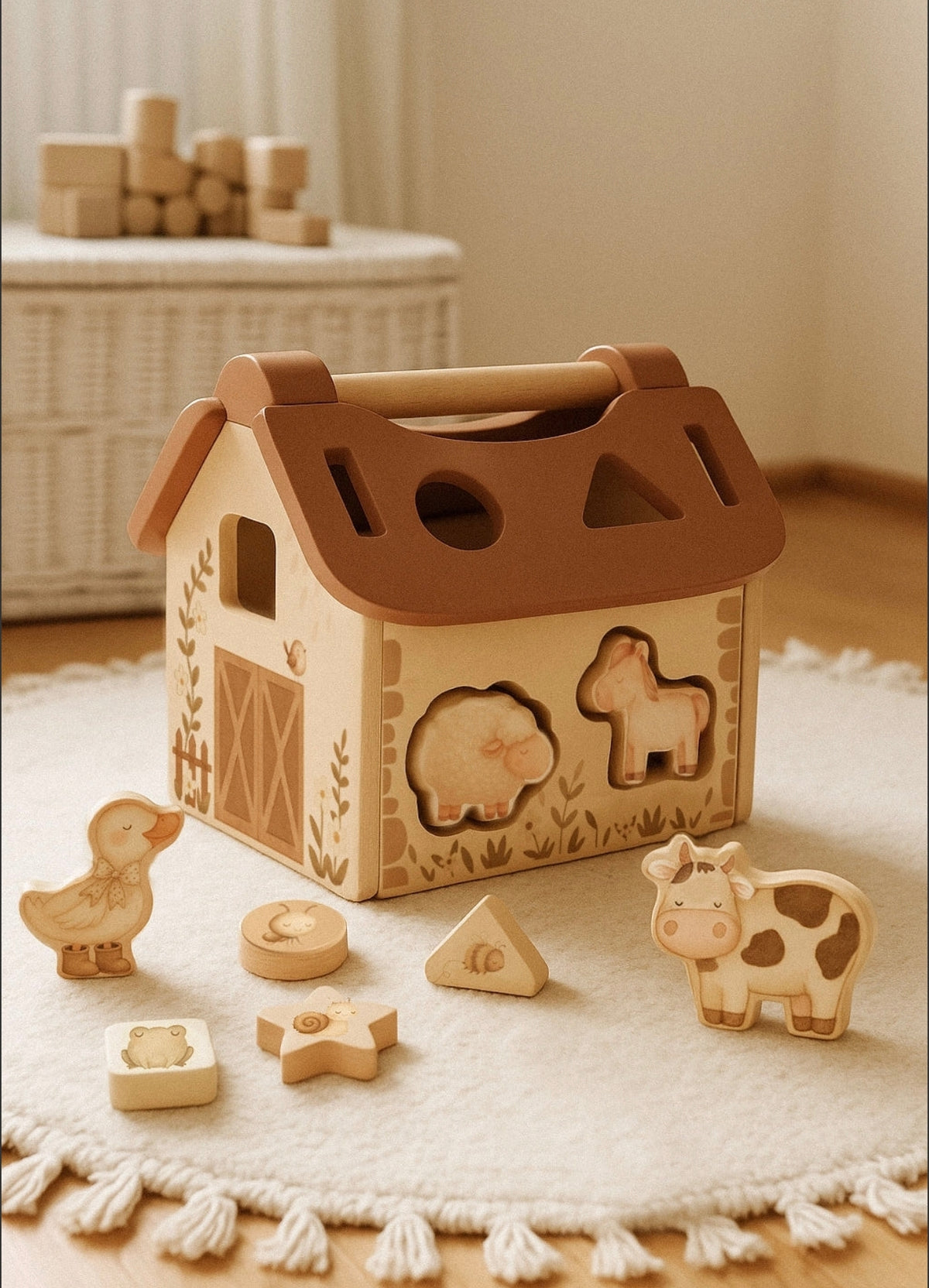 Boîte à formes - Ferme - Mrs Ertha