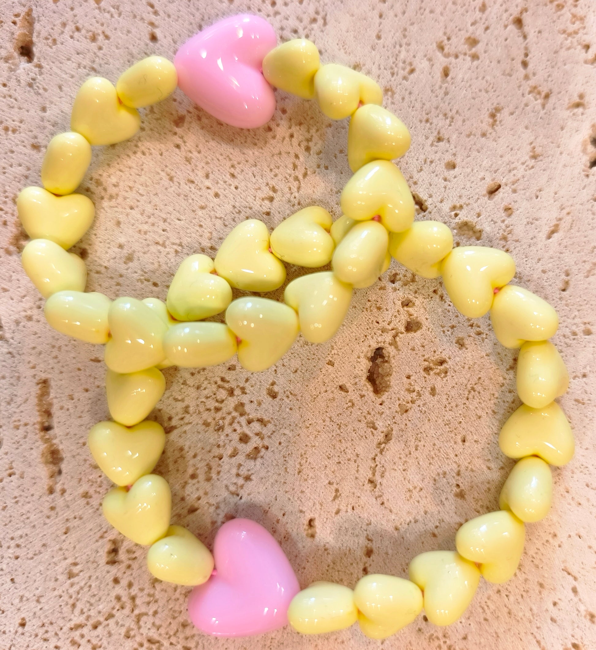 Bracelet adulte - Coeurs - Gaga