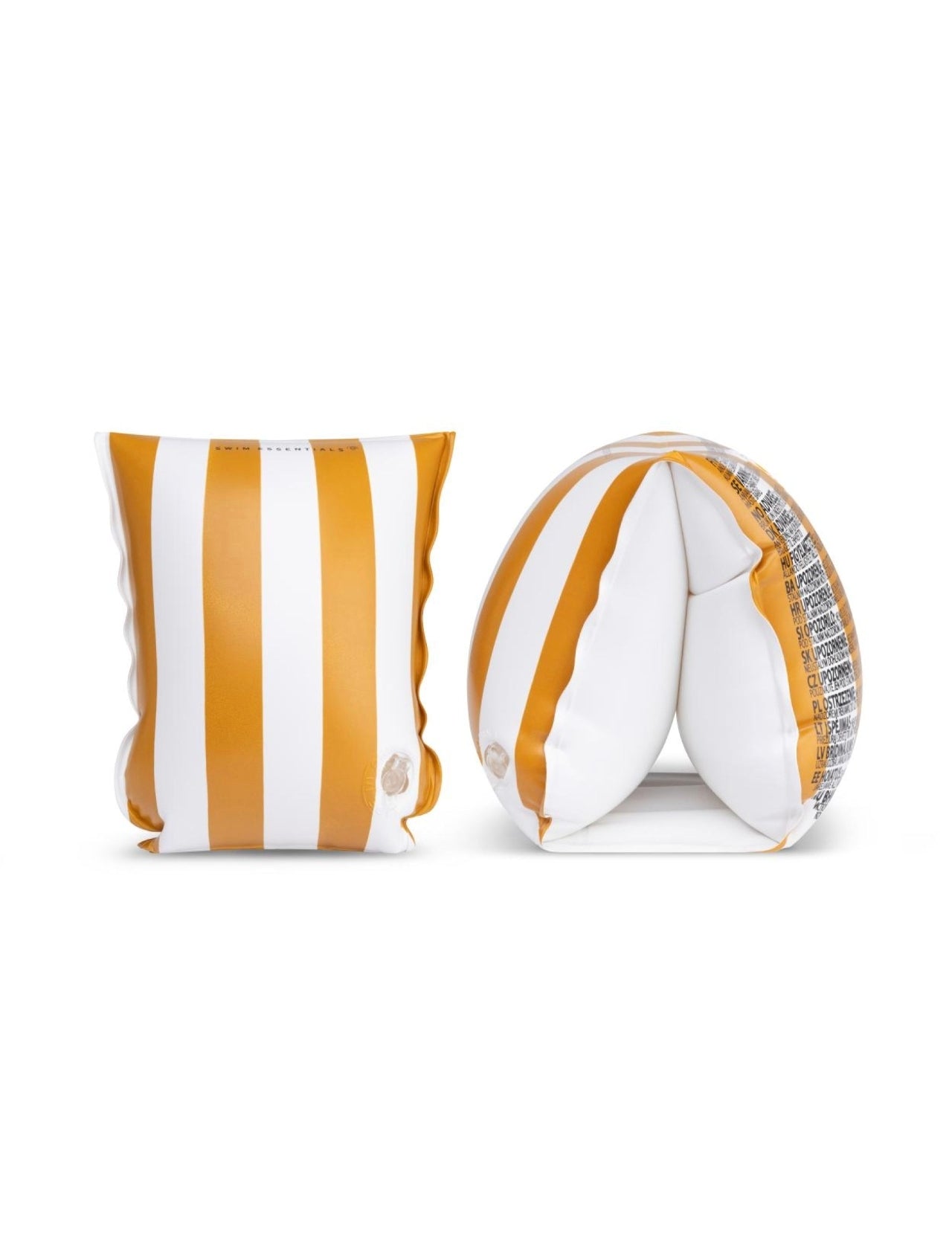 Brassards 0/2 ans - Rayé jaune - Swim Essential