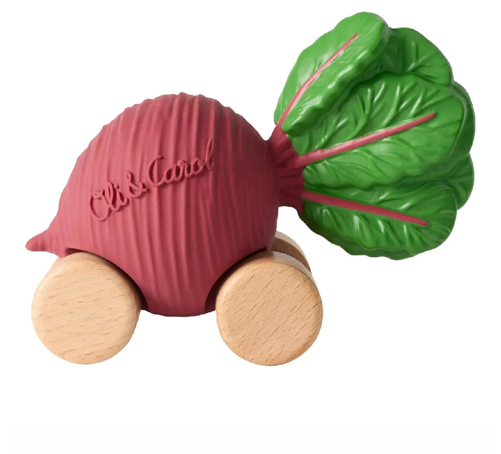 Voiture en caoutchouc naturel - Betty la Betterave - Oli & Carol