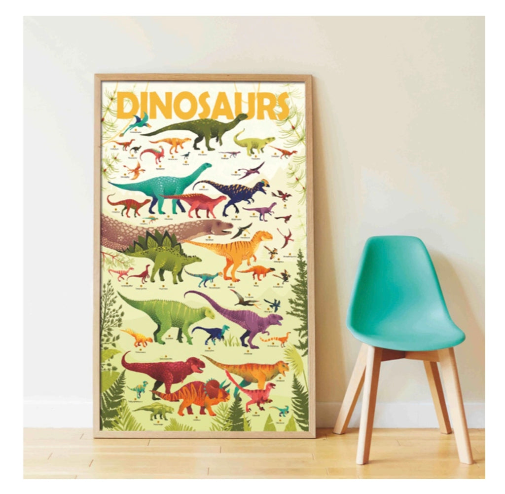 Poster et stickers - Dinosaures - Poppik