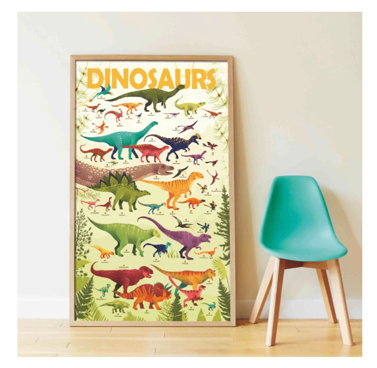 Poster et stickers - Dinosaures - Poppik