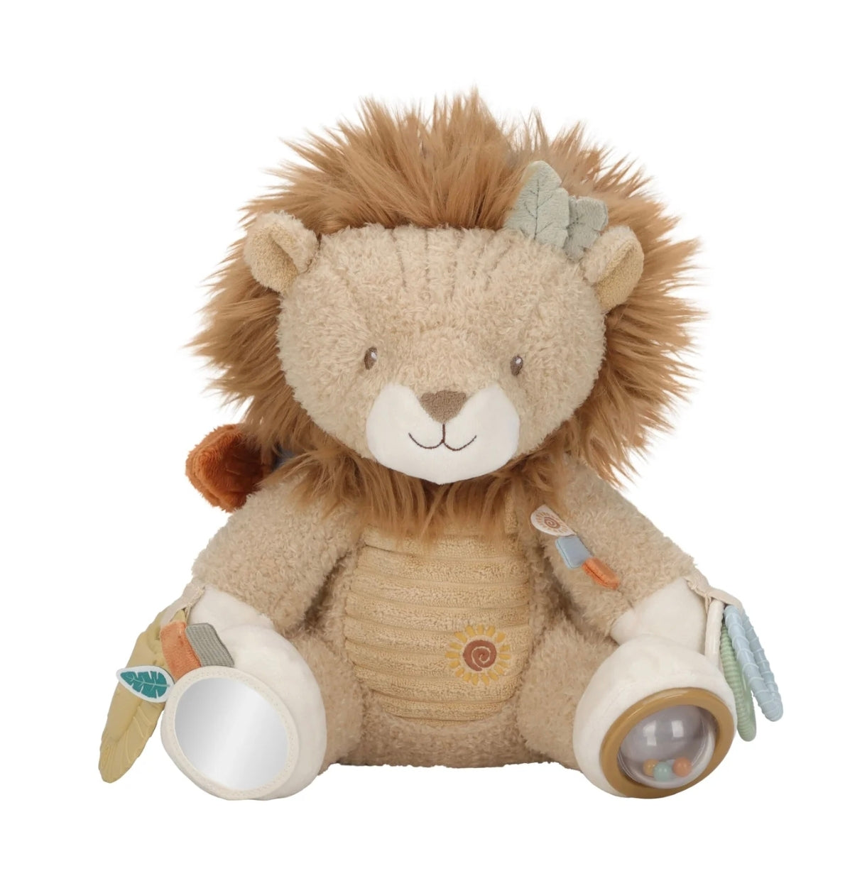 Peluche d'activités Lion  - Safari - Little Dutch