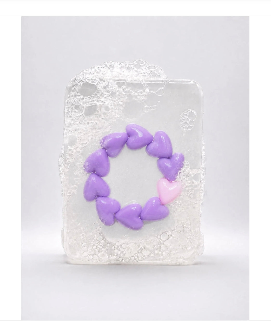 Savon artisanal - Bracelet maxi-coeurs enfant - Ludi Soap x Gaga