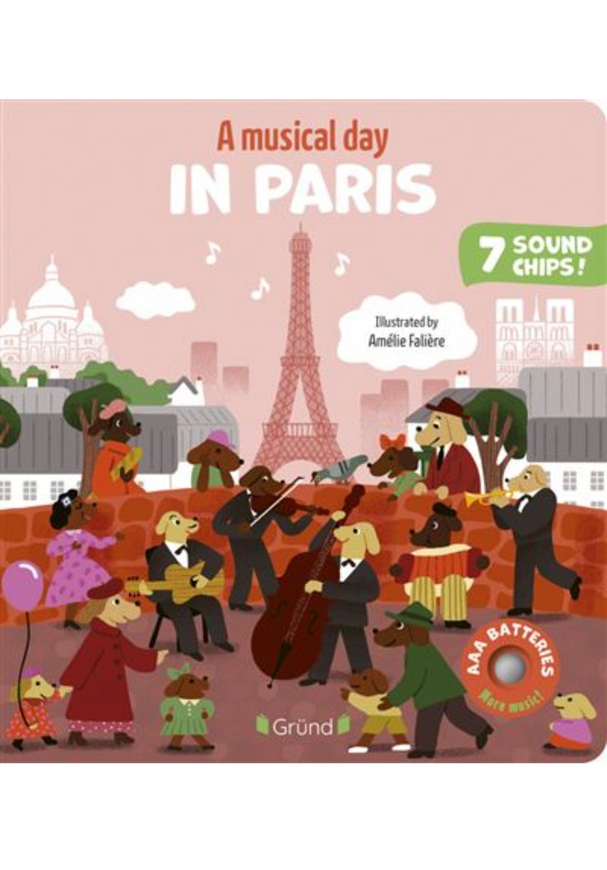 Livre sonore - A Musically Day in Paris - Gründ