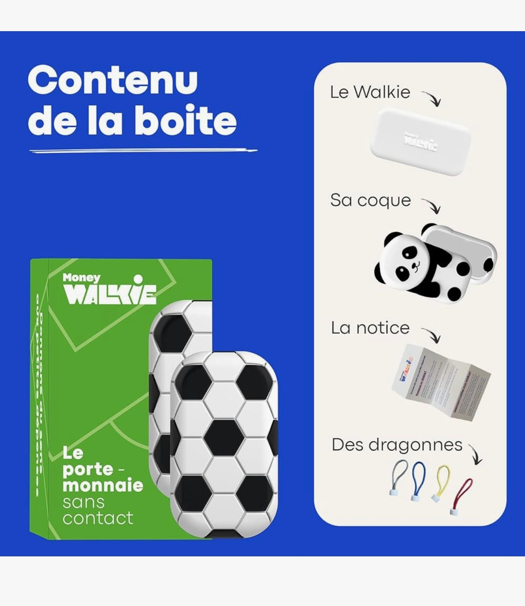 Porte-monnaie sans contact - Foot - Money Walkie