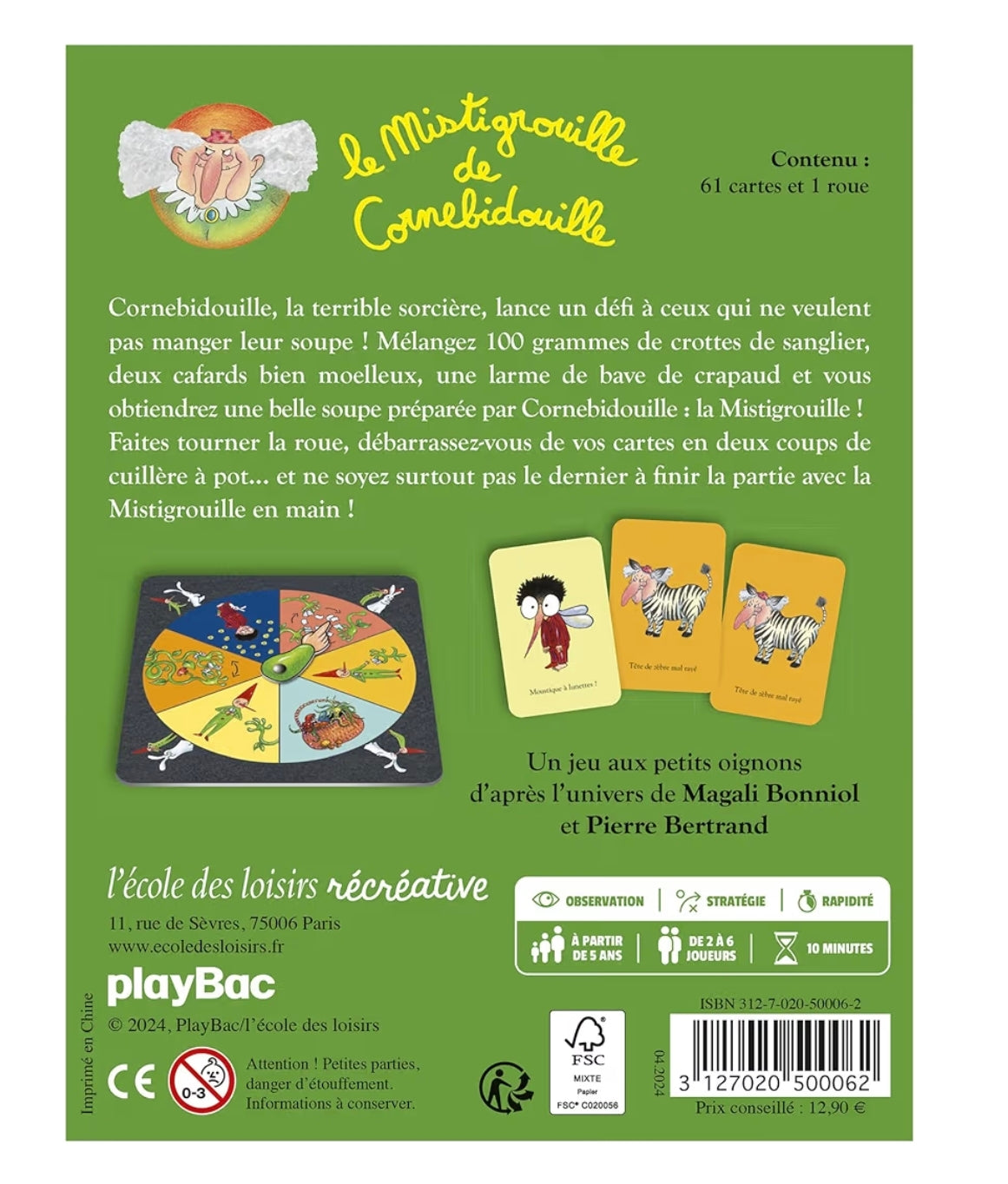 Jeu  - Le Mistigrouille de Cornebidouille - L'Ecole des Loisirs