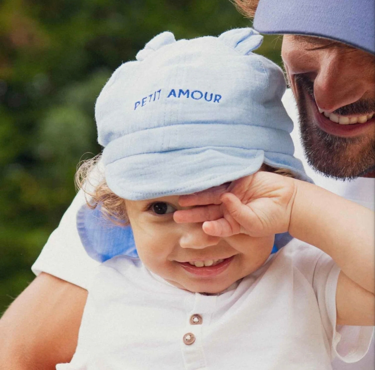 Chapeau bébé 3/6 mois - Petit Amour - Chamaye
