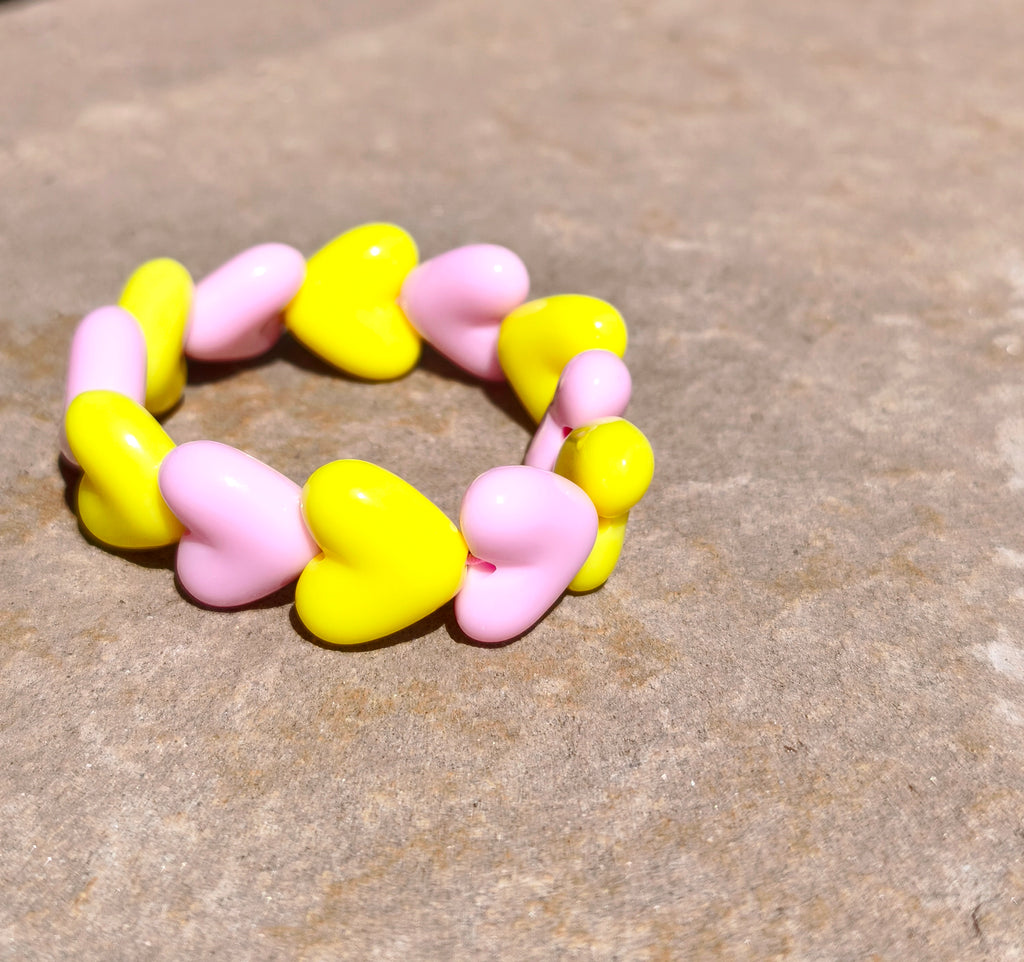 Bracelet enfant - Maxi Coeurs - Gaga