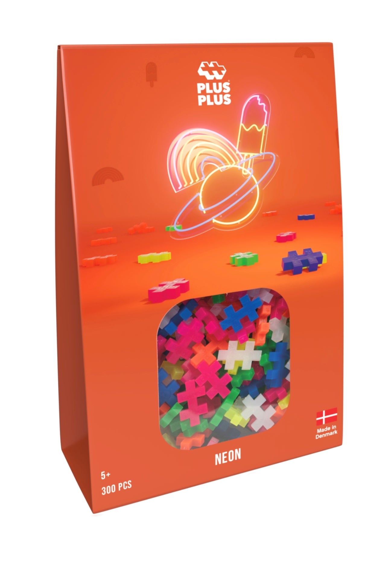 Jeu de construction 300 pièces - Néon - Plus Plus