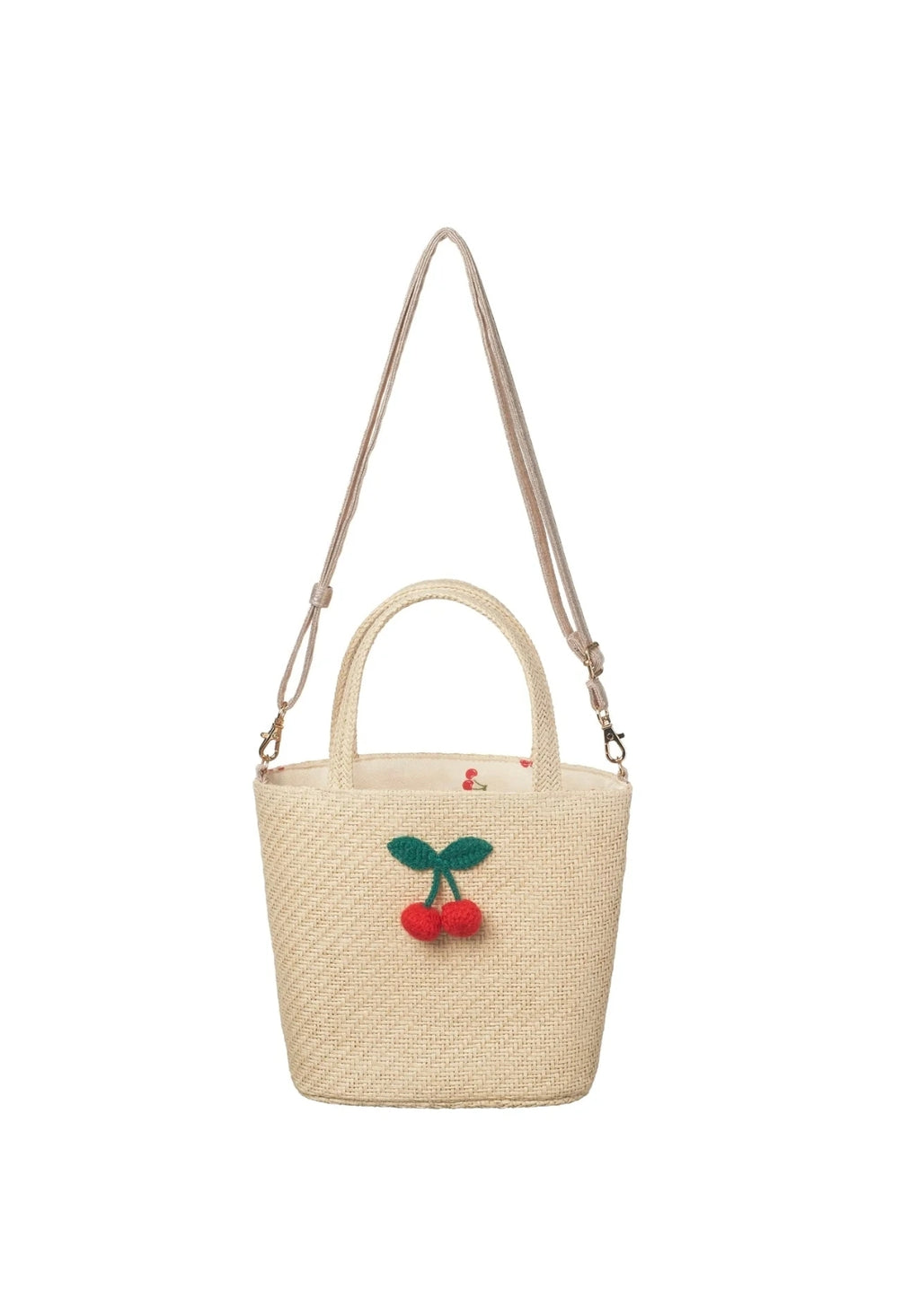 Sac Panier  -  cerise - ckahula
