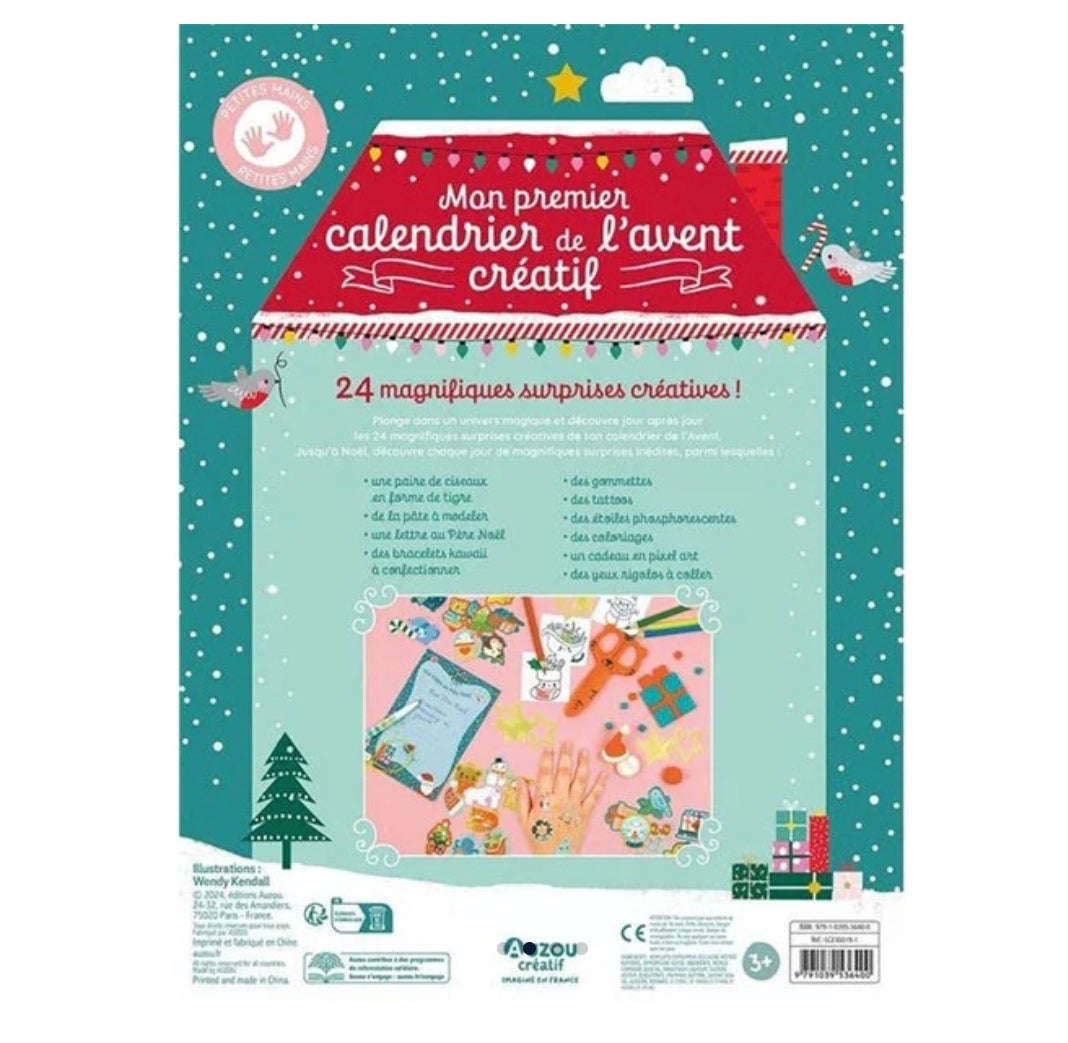 Mon premier calendrier de l'Avent créatif - Auzou