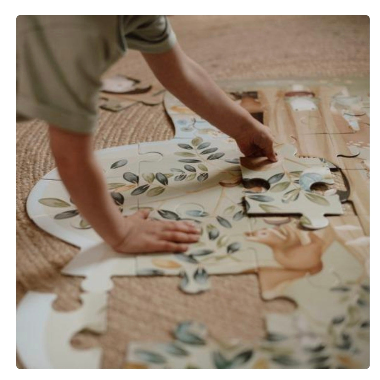 Puzzle de sol en carton FSC - Forest Friends - Little Dutch