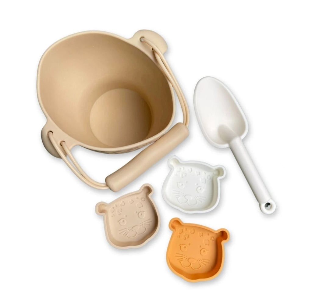Ensemble seau et jouets de plage - Léopard - Swim Essential