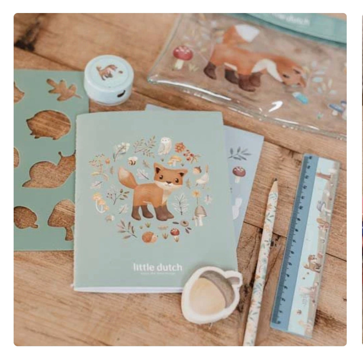 Set de papeterie - Forest Friends - Little Dutch