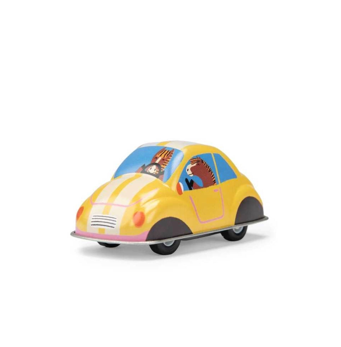 Voiture à friction - Jaune - Moulin Roty